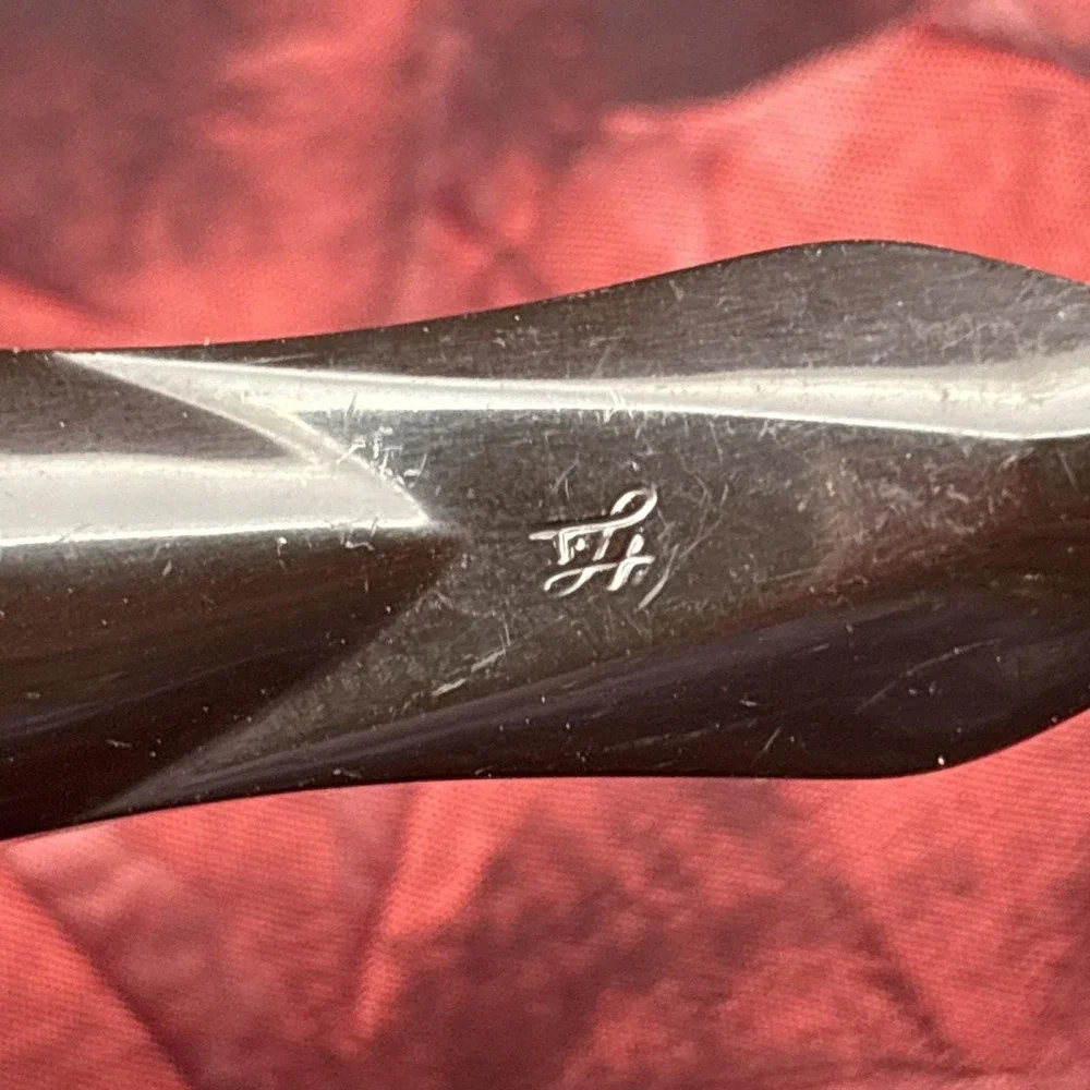 CUTCO‎ Mix-Stir Whisk Classic Dark Brown Contour Handle Model 1714 Stainless EUC